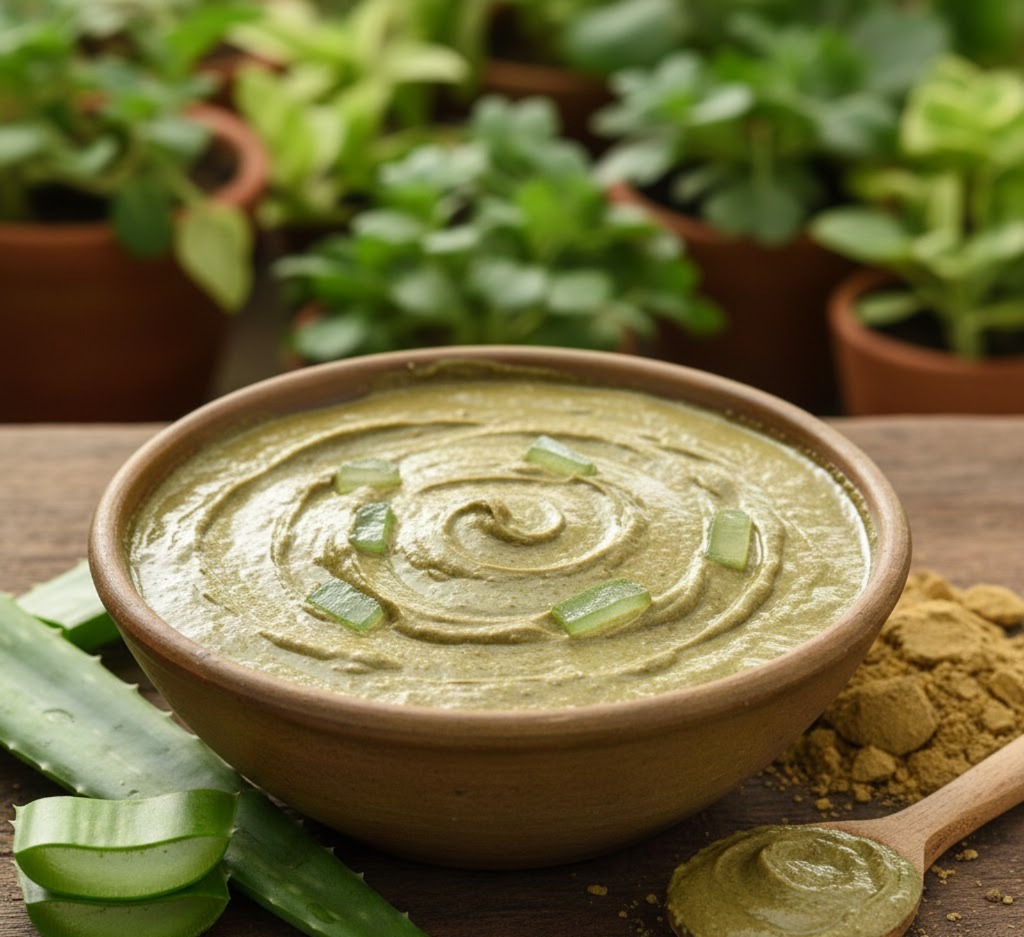 মুলতানি মাটির সঙ্গে লেবুর রস ও মধু বা অ্যালোভেরা দিয়ে হেয়ার মাস্ক বানিয়েও চুলে লাগালে খুশকি ও রুক্ষতা দূর হবে।