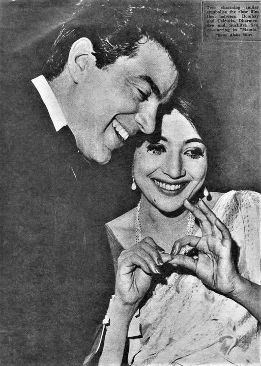 ধর্মেন্দ্র- সুচিত্রা সেন।